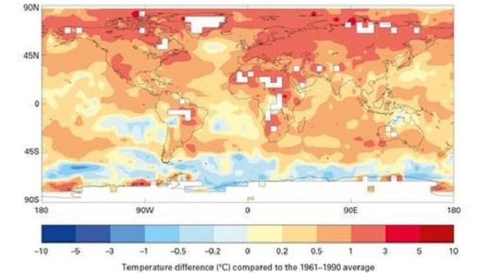 WMO: Five hottest years on record have occurred since 2011